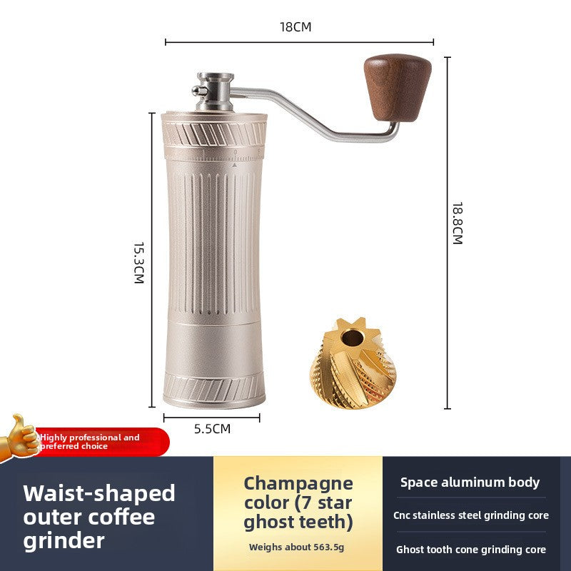 Manual Coffee Grinder with Adjustable Settings