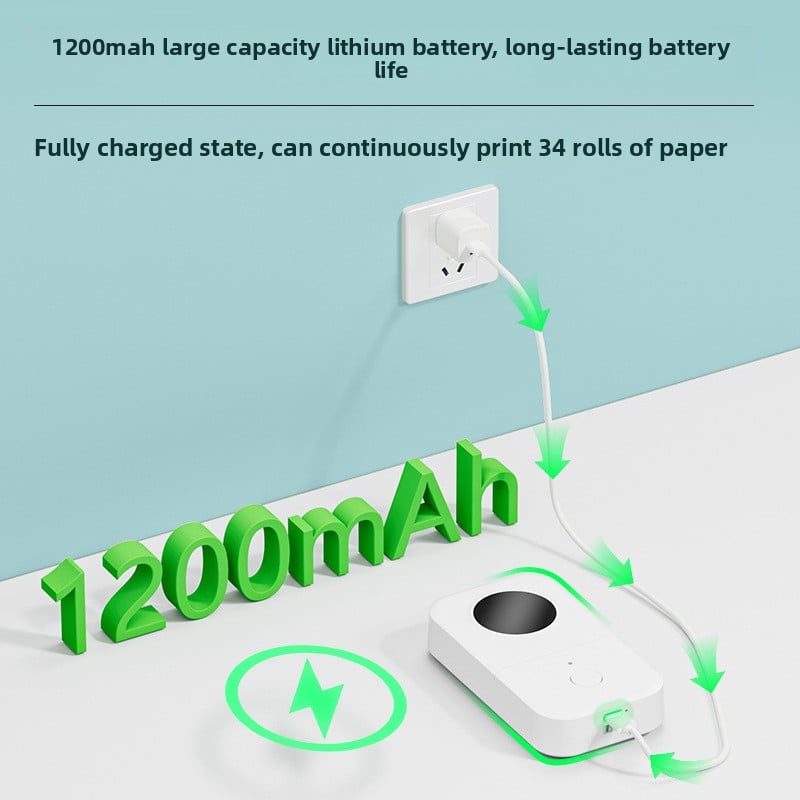 Label thermal inkless printer