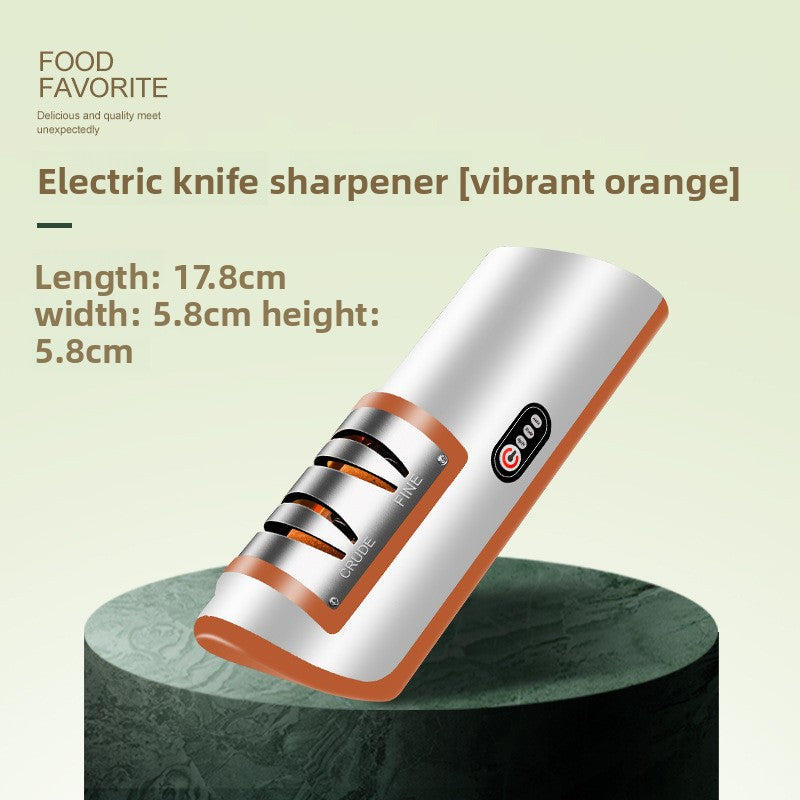 Electric Knife Sharpener with Rechargeable Battery