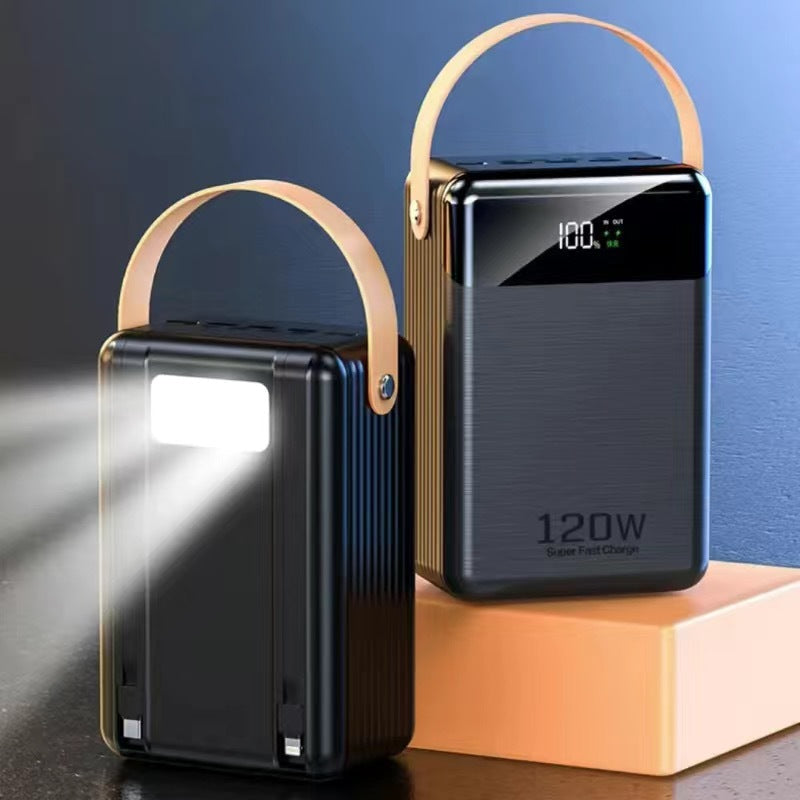 120W Fast Charging Power Bank with High Capacity