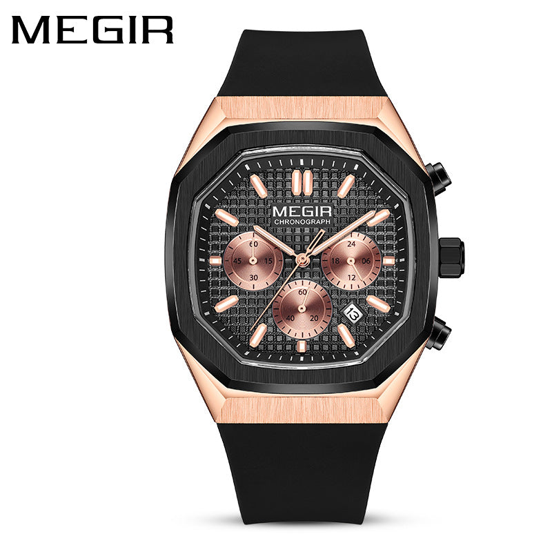 Men's Multifunctional Square Sports Watch