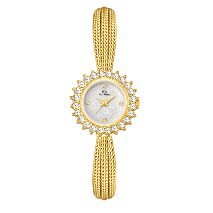 BS new hot watch factory direct middle ancient Du Sang flower diamond temperament wheat ear light luxury female FA1833