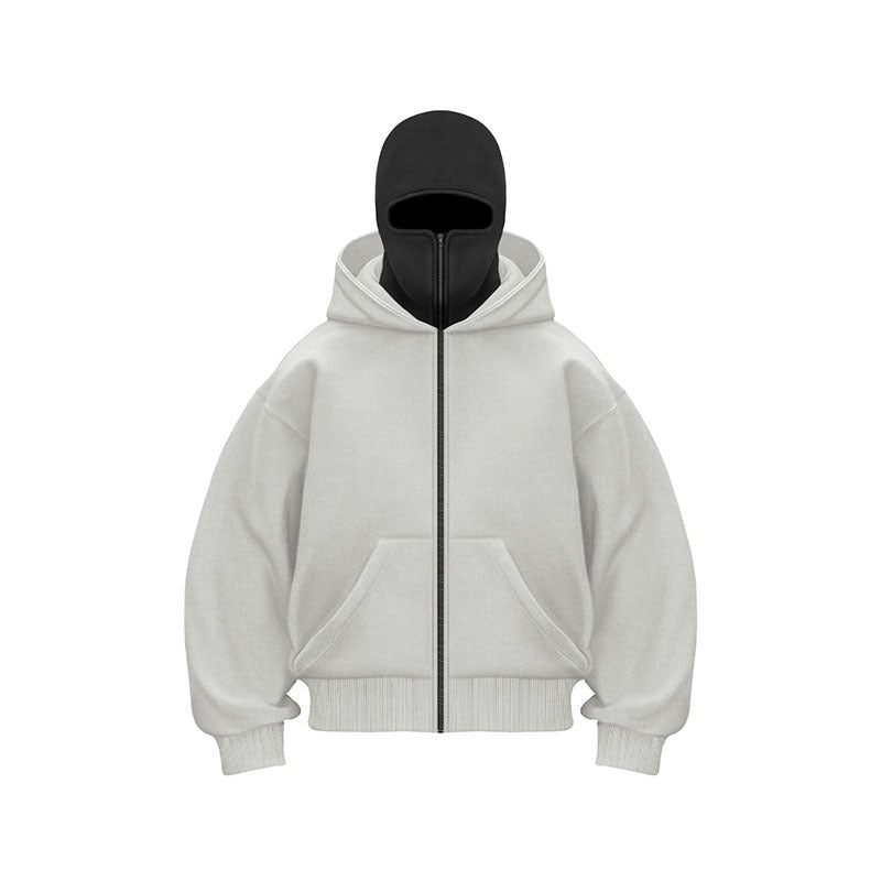 Loose Fit Fleece Hooded Sweatshirt