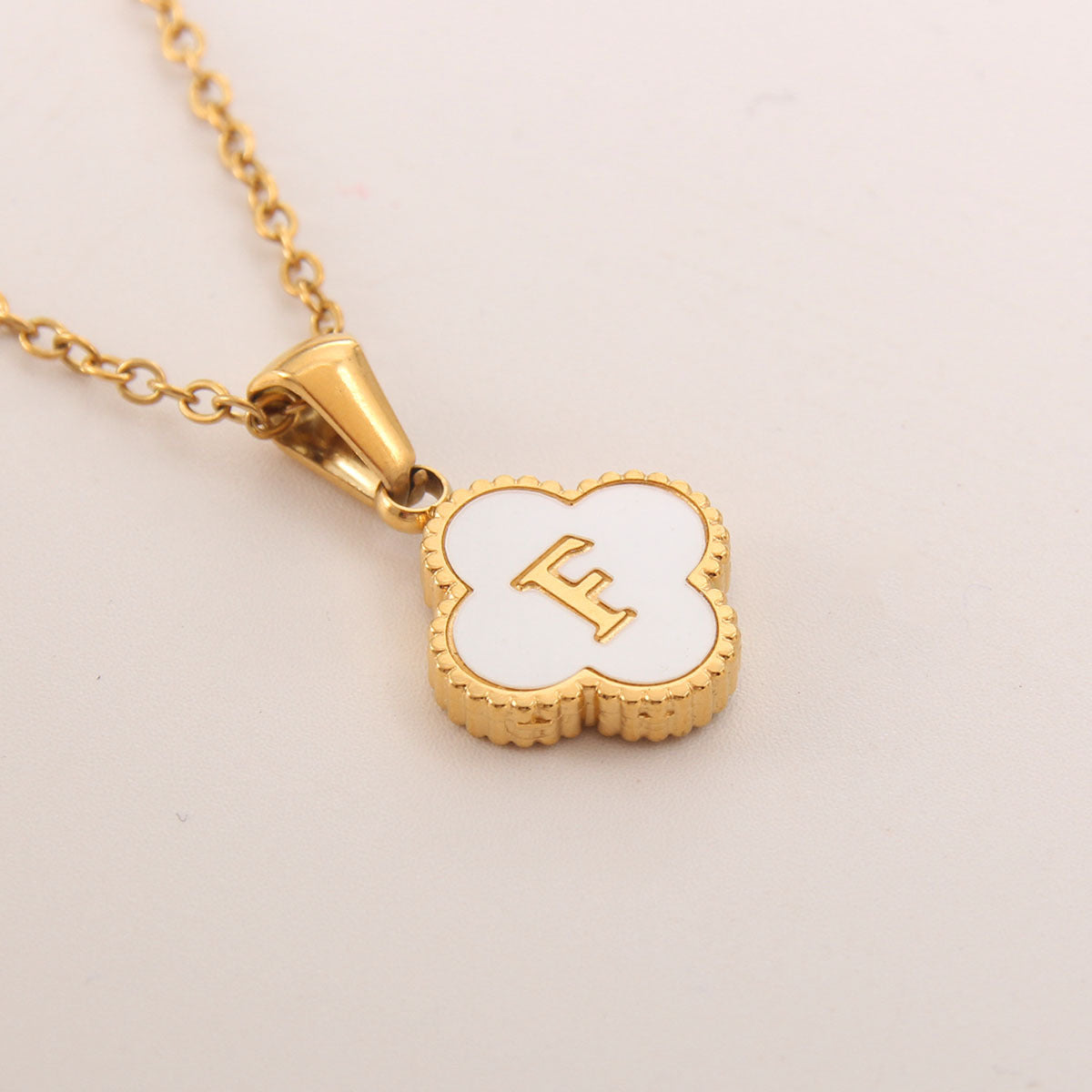 Gold-Plated Letter Necklace