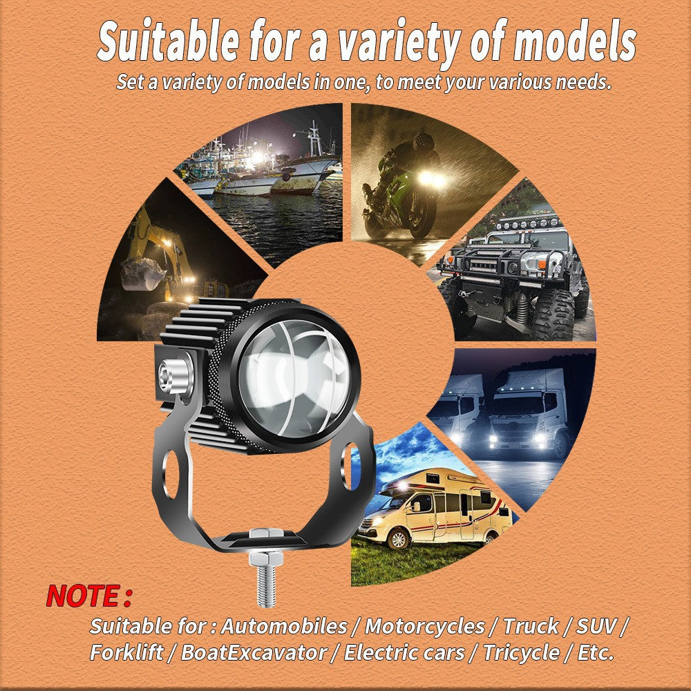 Dual Lens LED Spotlights for Vehicles