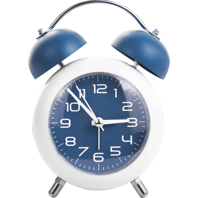 Mechanical metal bell alarm clock