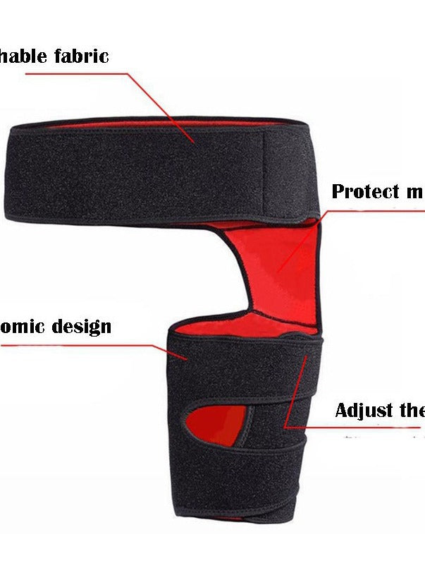 Fitness Leg Guard Anti-Strain Sports Thigh Knee Pads
