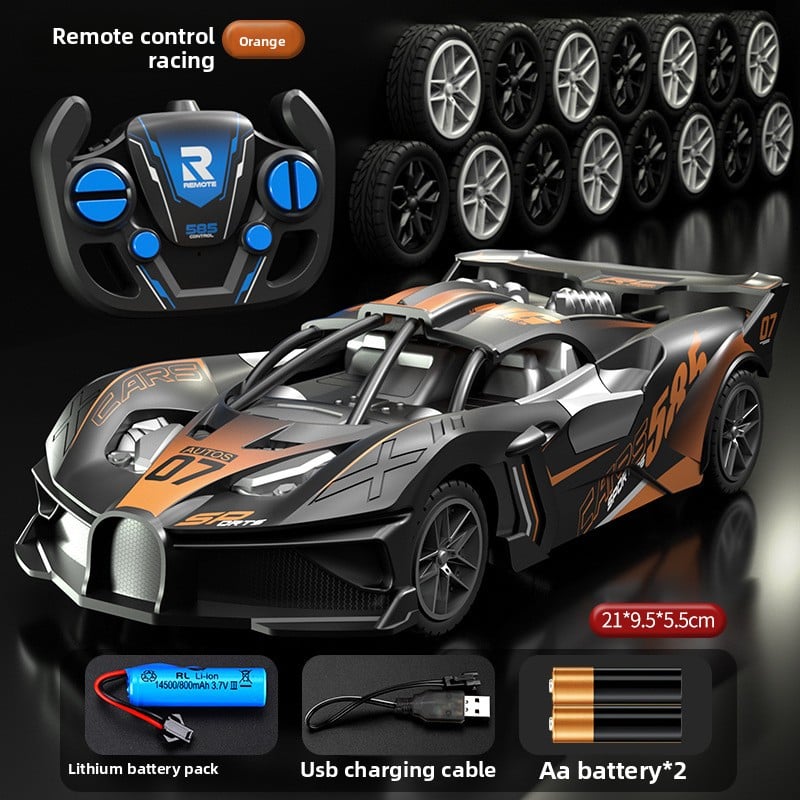 kids Remote Control Car Toy Charging Wireless Racing Sports Car Resistant to Falling and Driftable High-Speed Car Gift for Boys and Girls