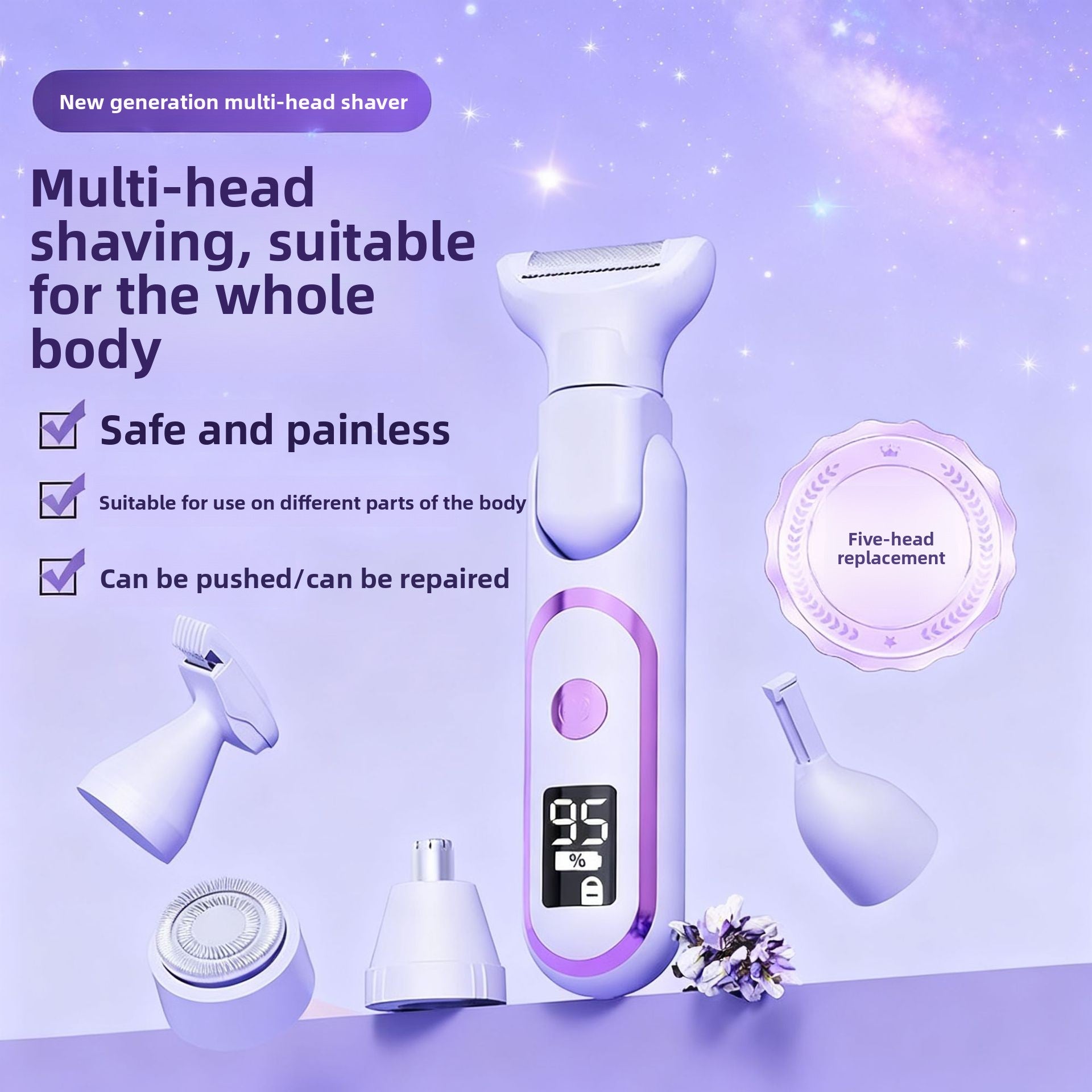 Rechargeable Body Hair Trimmer