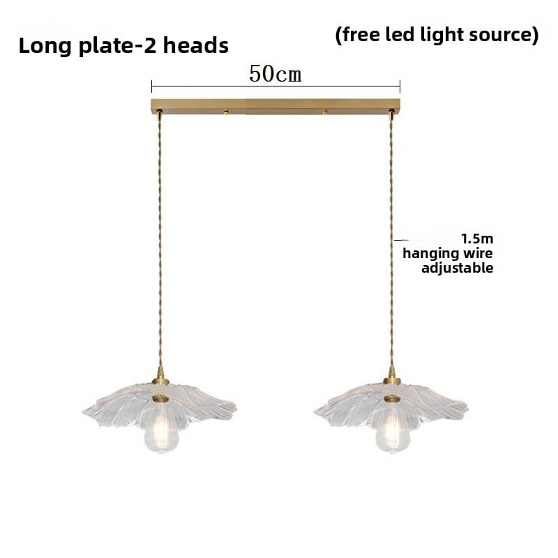 Lotus leaf led aisle light