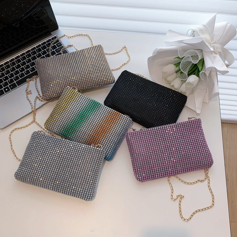 Diamond underarm bag