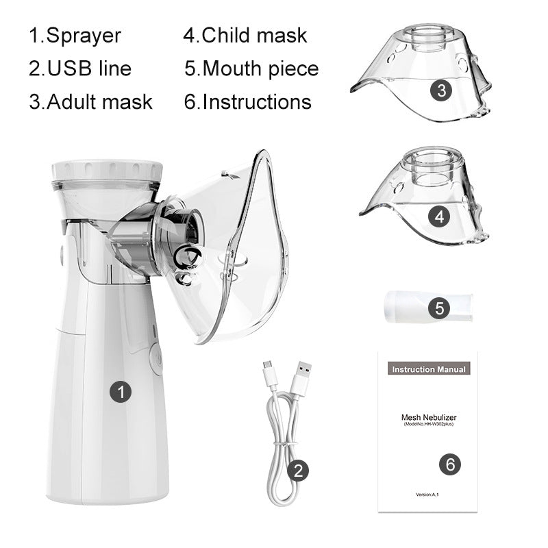 Portable humidifier nebulizer