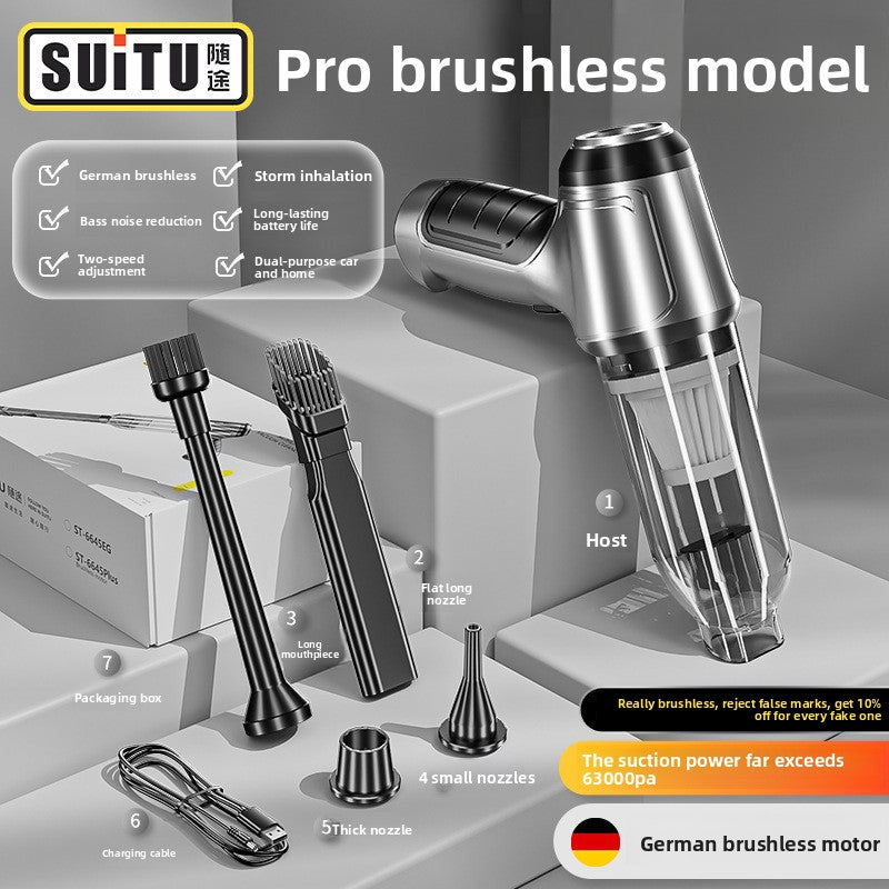 Car-mounted wireless vacuum cleaner