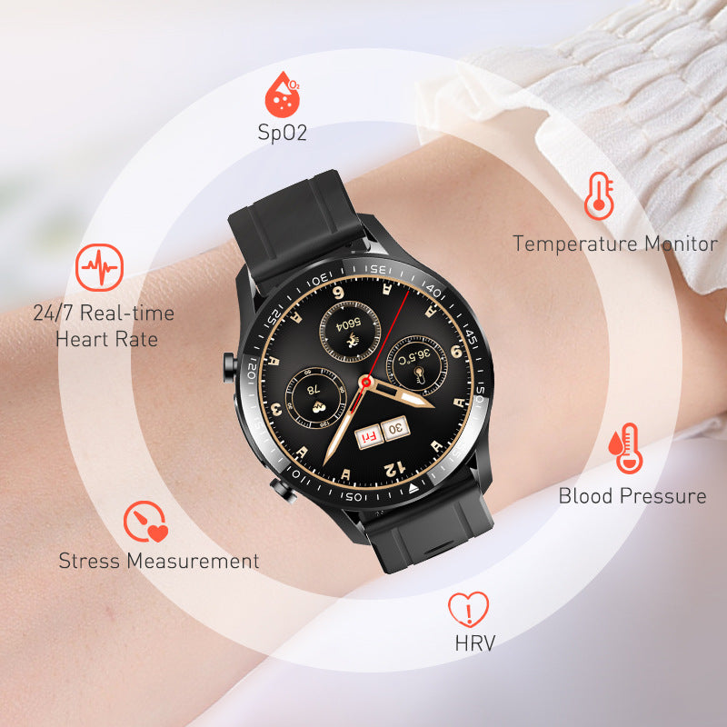 Waterproof Smart Watch with Health Monitoring