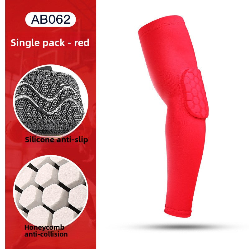 Breathable Honeycomb Sports Leg Guards for Running and Basketball