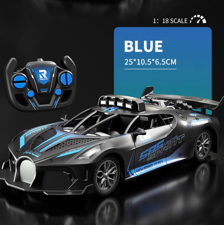 kids Remote Control Car Toy Charging Wireless Racing Sports Car Resistant to Falling and Driftable High-Speed Car Gift for Boys and Girls