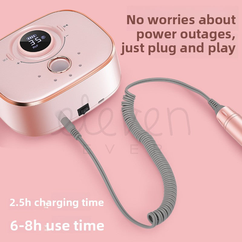 Electric nail polishing machine