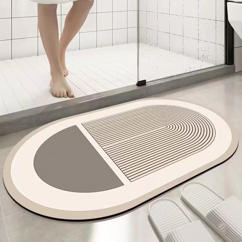 Ins Minimalist Diatom Mud Non-Slip Bathroom Floor Mat