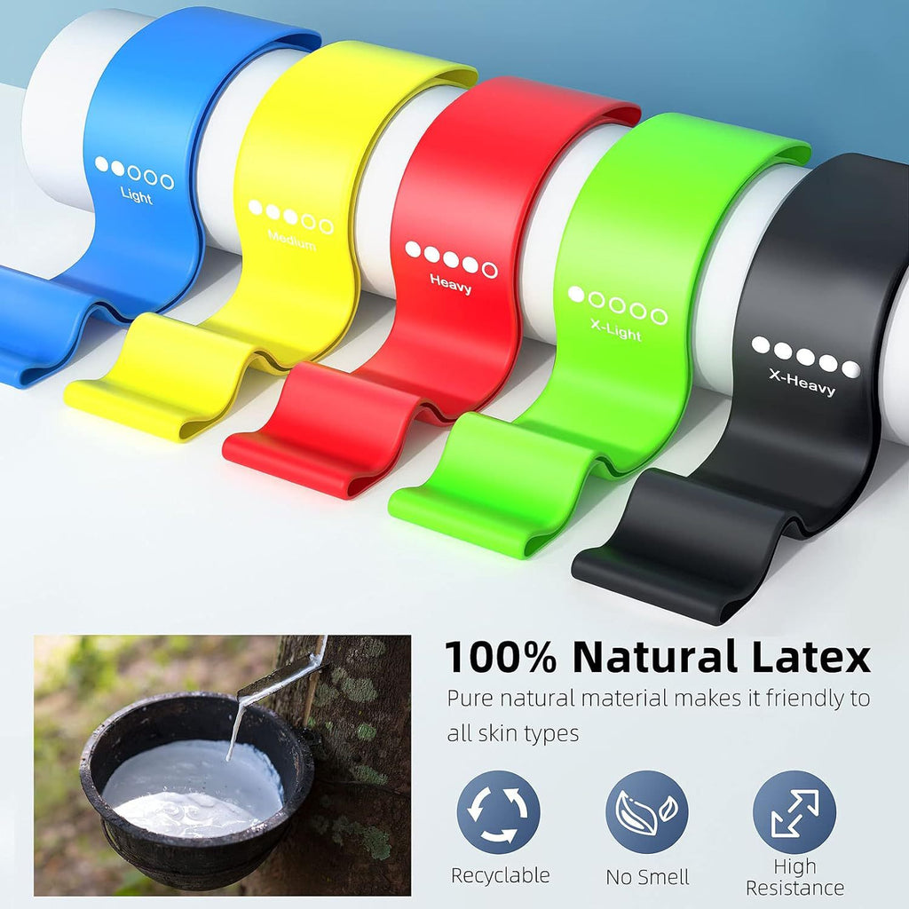 5-Piece Fitness Resistance Bands Set
