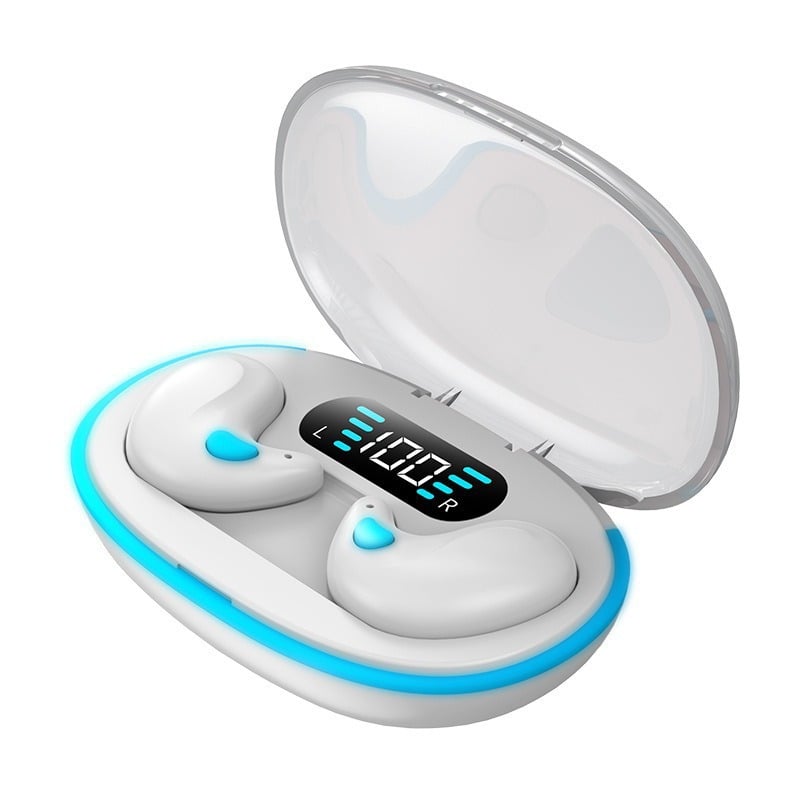 Invisible Sleep Bluetooth Headset with Bone Conduction and Noise Reduction