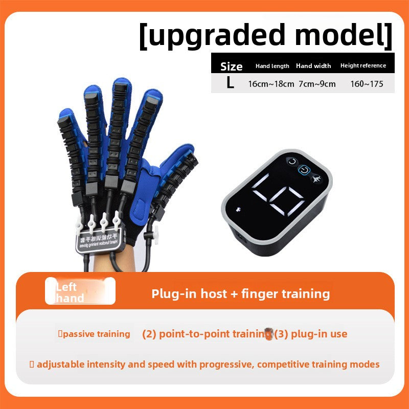 Electric Hand Finger Rehabilitation Training Glove with Mirror Function