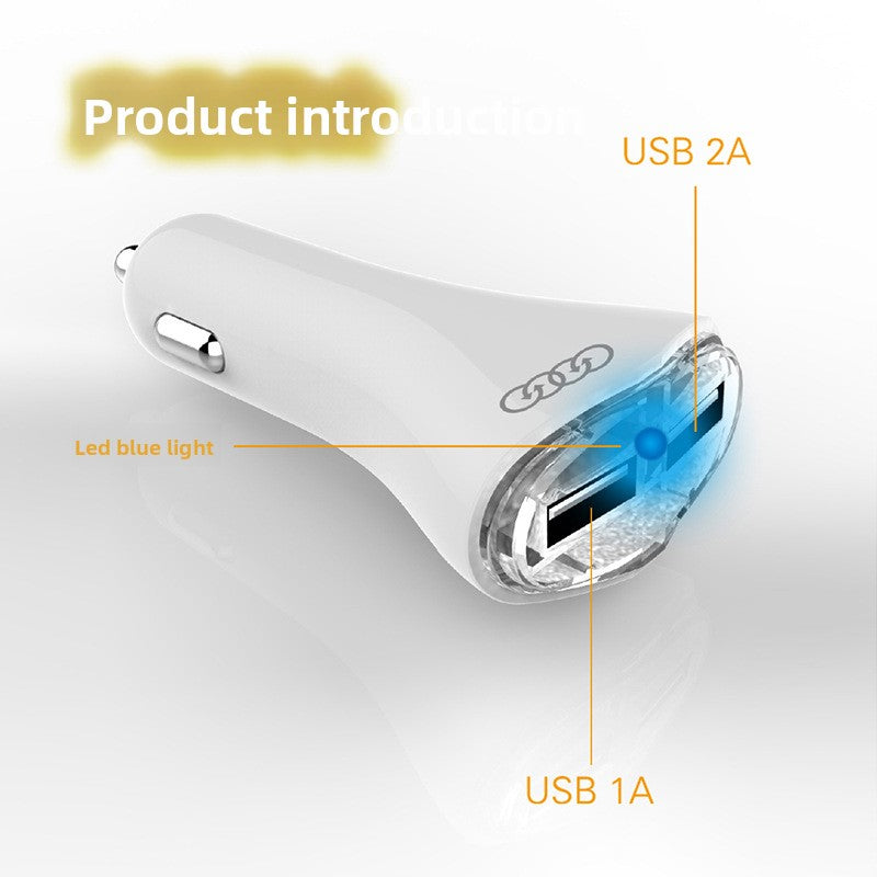 Car car charger 2.1A dual-port USB charger