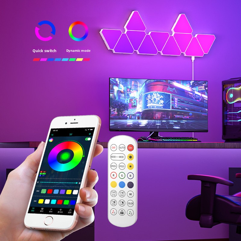 RGB Triangle LED Wall Light