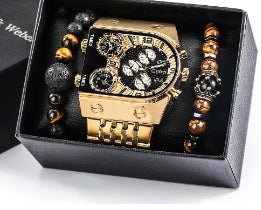 Eurum Multi-Time Zone Luminous Men's Quartz Watch