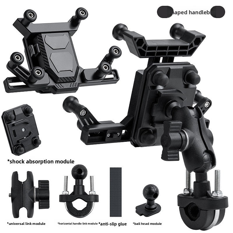 Electric vehicle shock-proof mobile phone holder