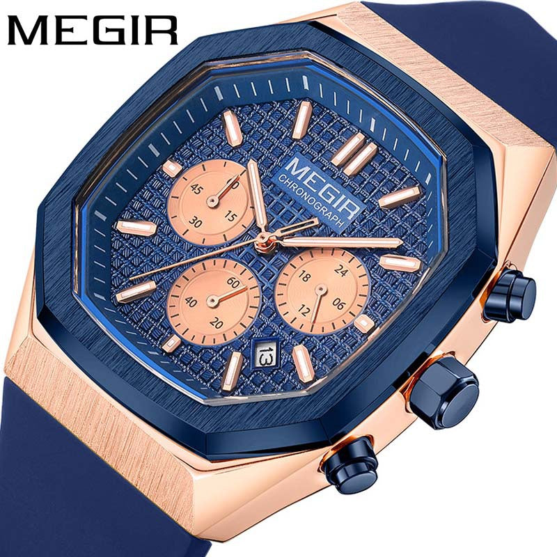 Men's Multifunctional Square Sports Watch