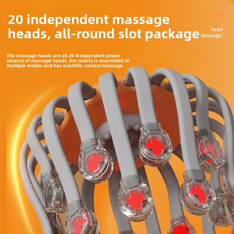 Electric head massager, massage device