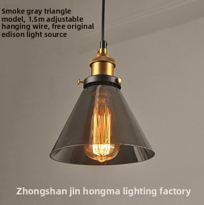 Creative retro glass chandelier