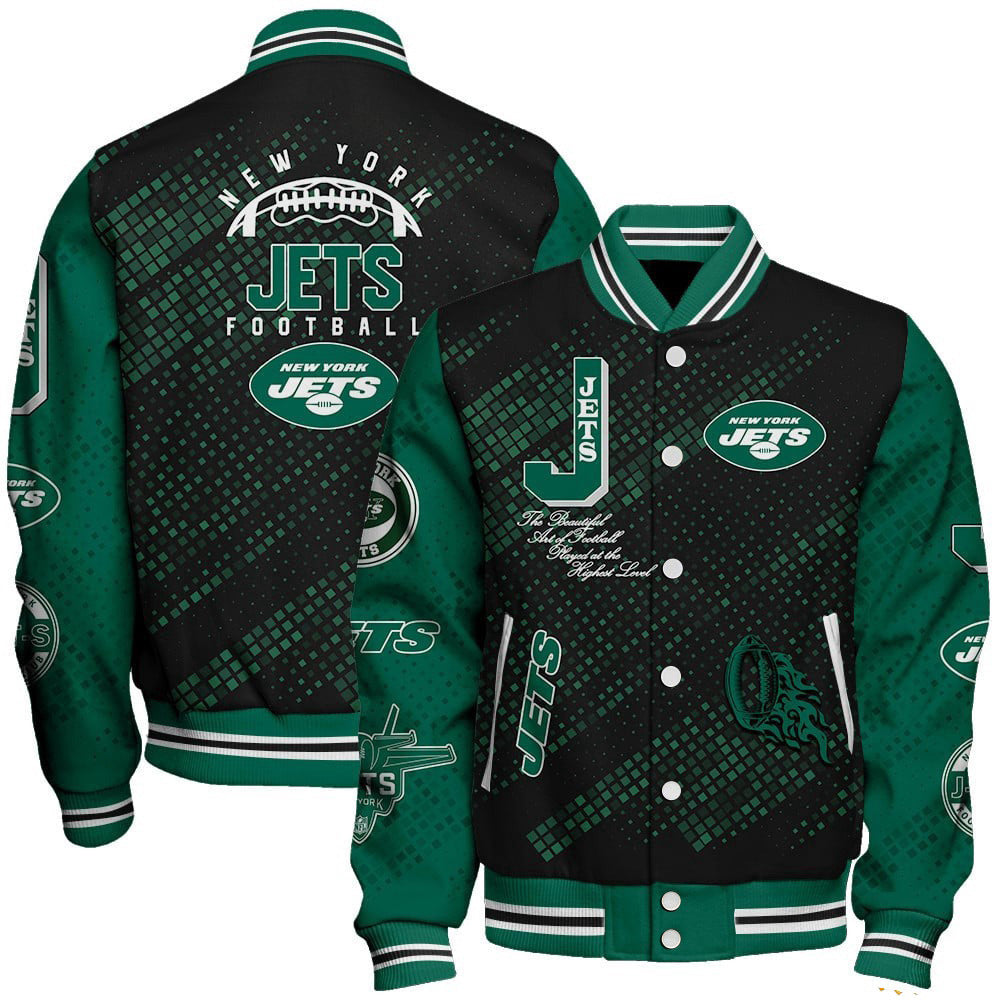 Standing collar baseball jacket