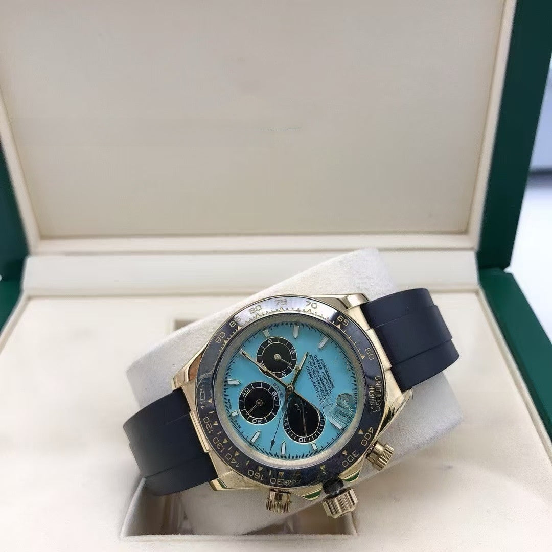 Men's Blue Daytona Automatic Mechanical Watch