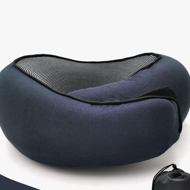 A U-shaped neck guard pillow that can be stored