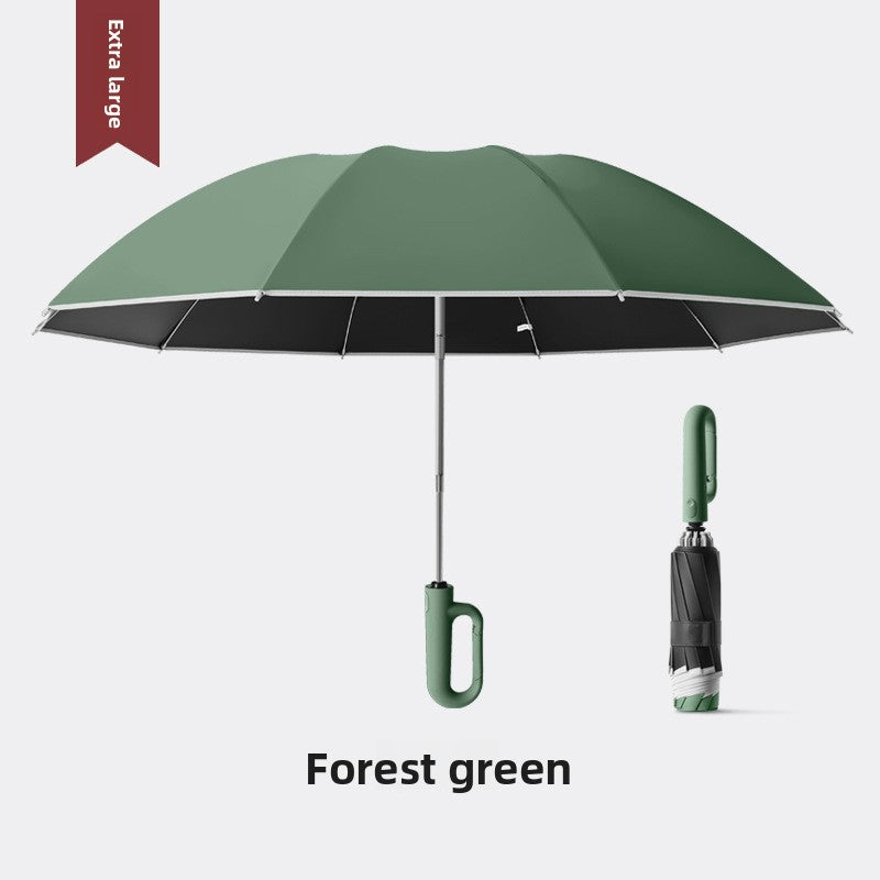 Fully automatic reverse buckle umbrella