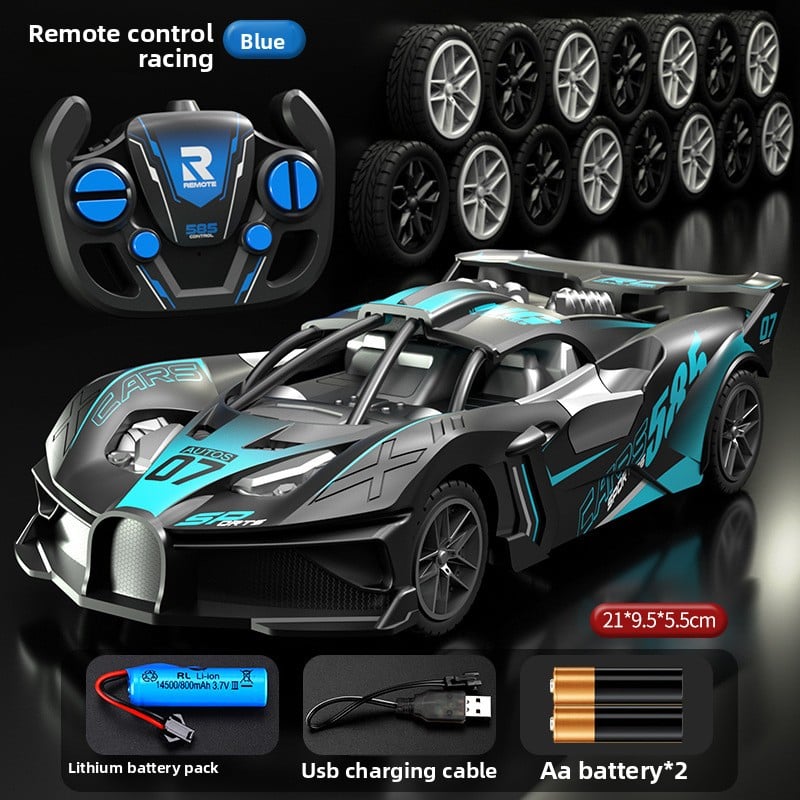 kids Remote Control Car Toy Charging Wireless Racing Sports Car Resistant to Falling and Driftable High-Speed Car Gift for Boys and Girls