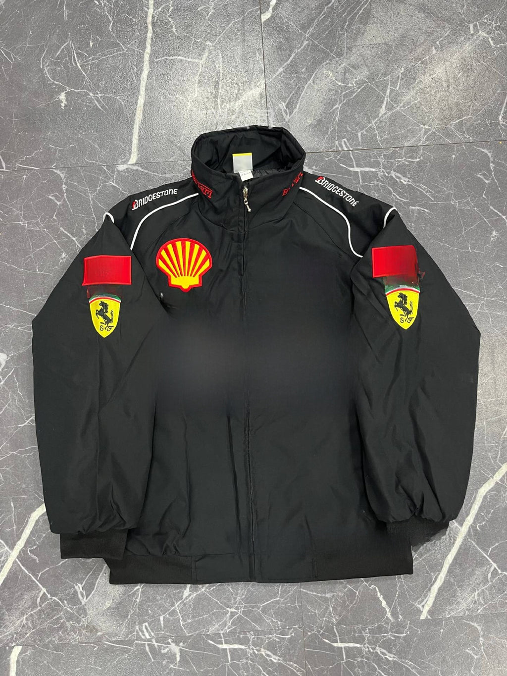 Embroidered racing jacket