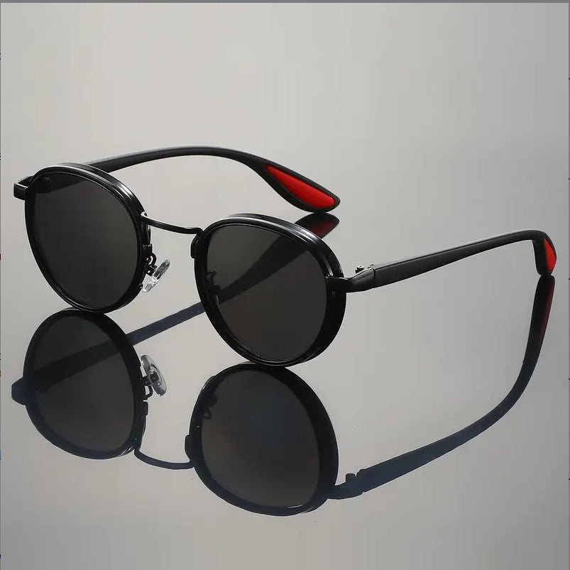 Steampunk Style Metal Frame Sunglasses
