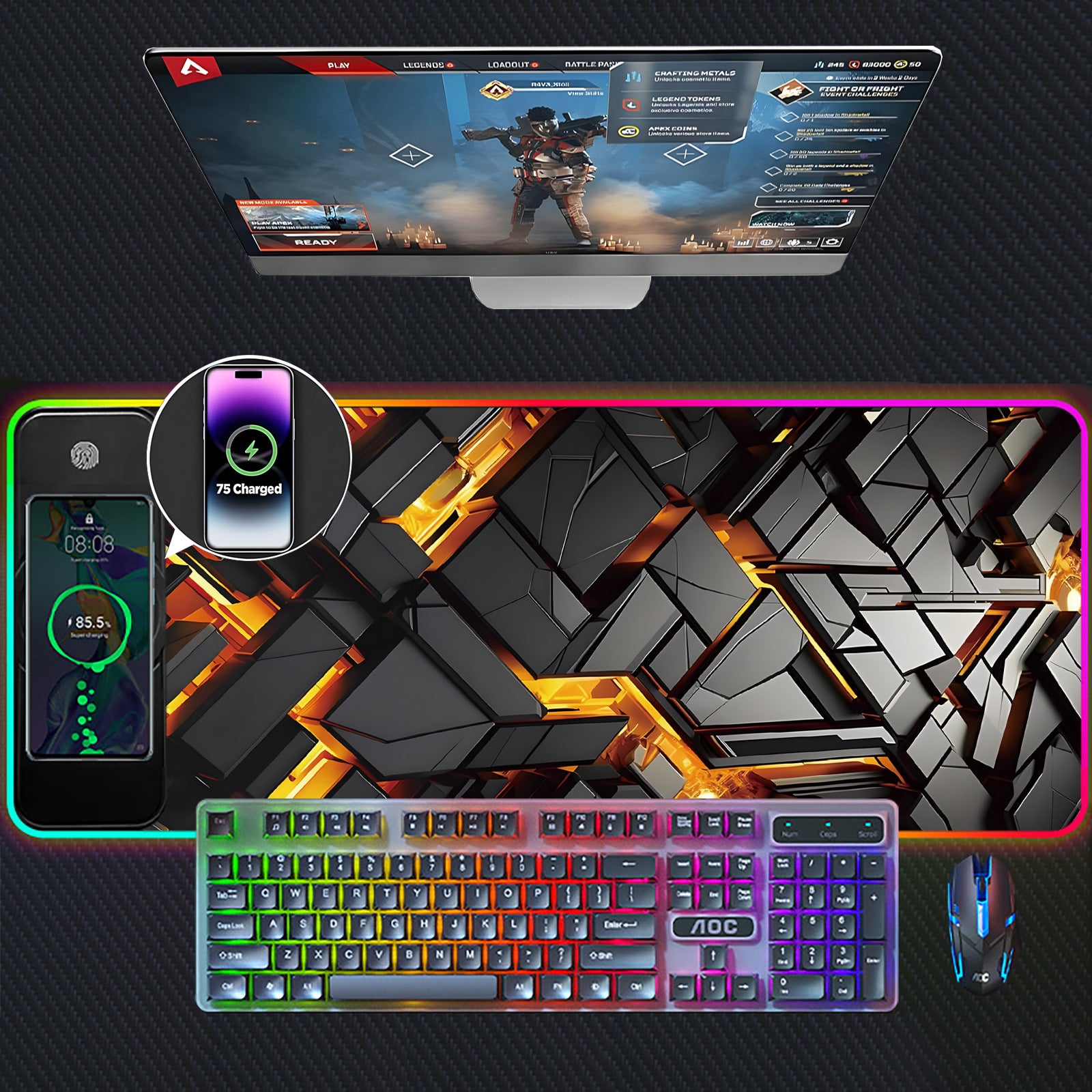 RGB Gaming Mouse Pad