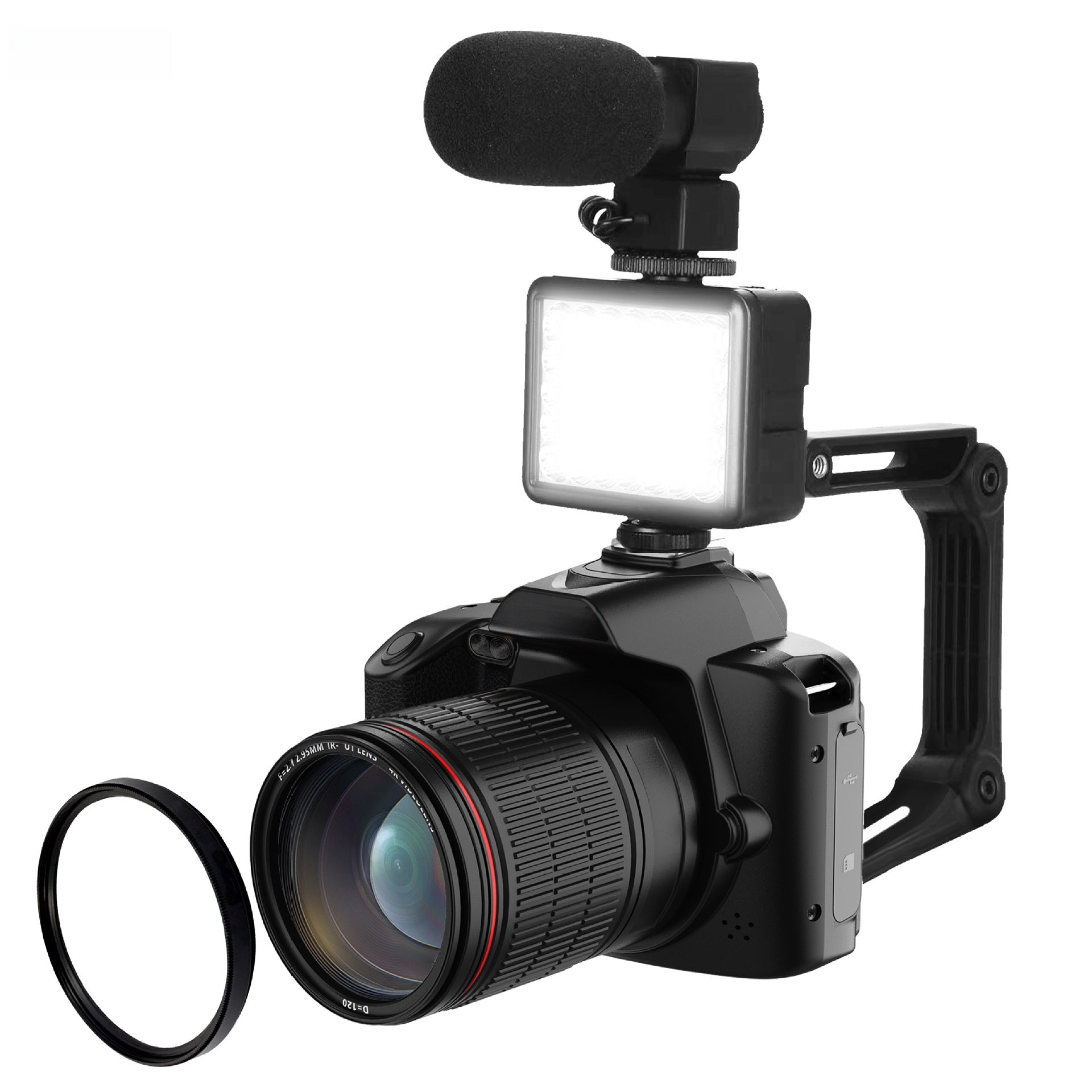 Camera 4K Dual Lens Night Vision