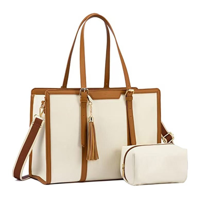 Fashion PU Leather Laptop Shoulder Bag