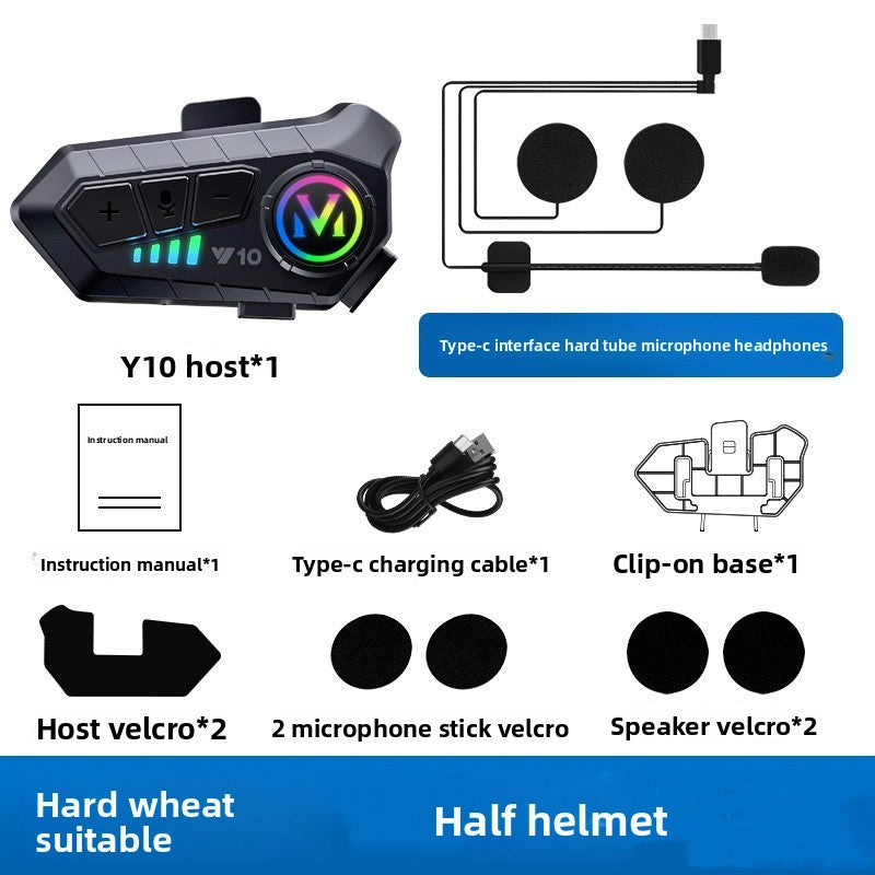 Helmet Bluetooth headphones