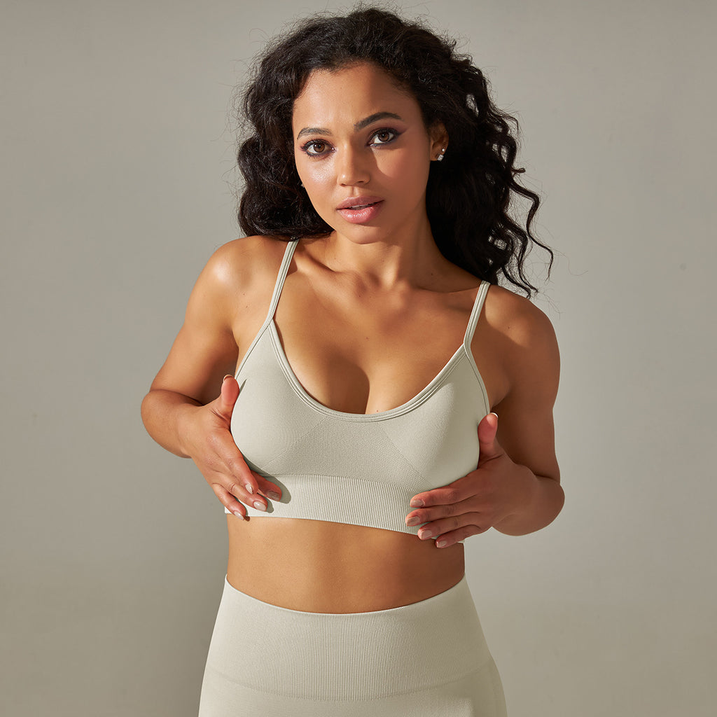 Seamless Quick-Drying Yoga Sports Bra for Women