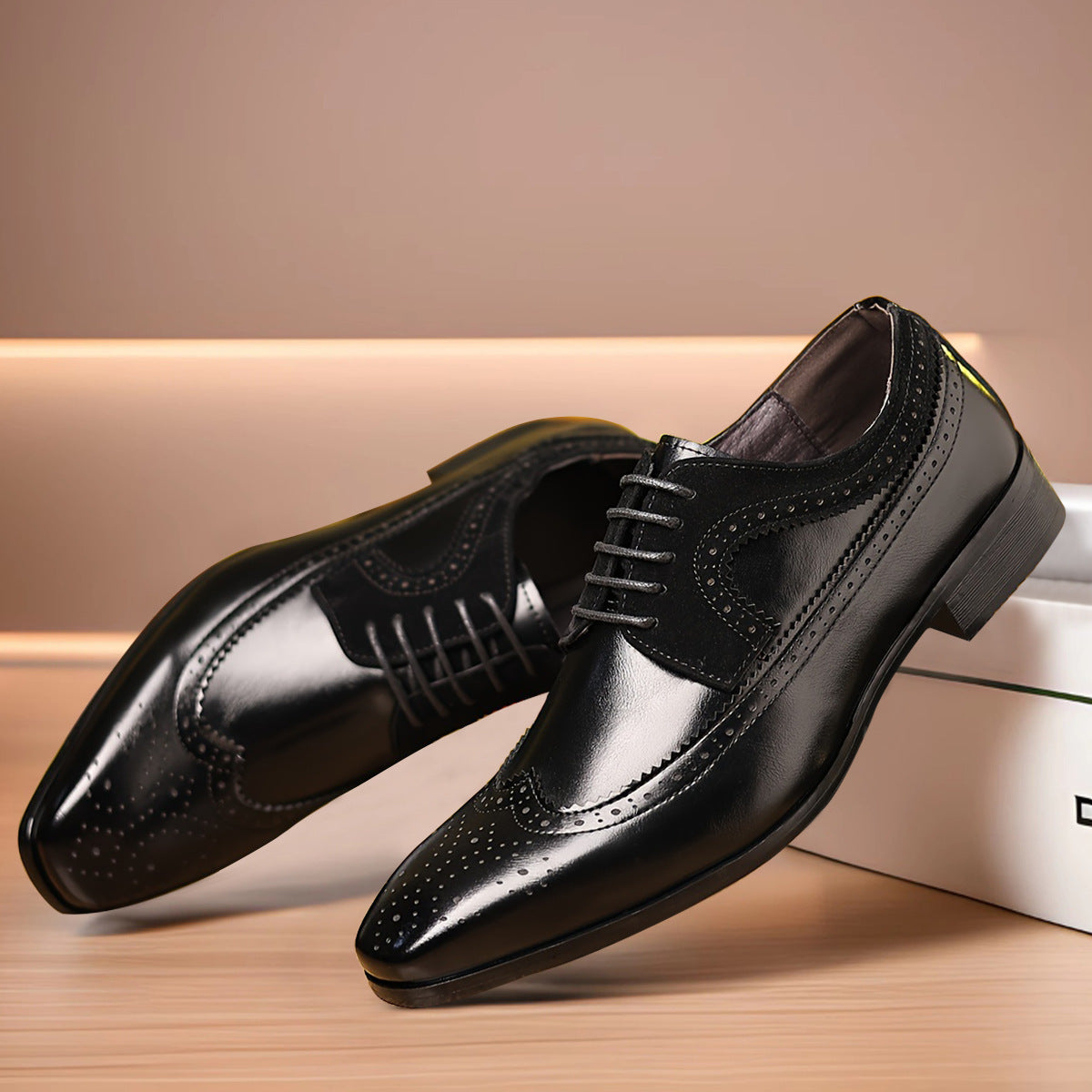 British Style Men's Formal Leather Shoes