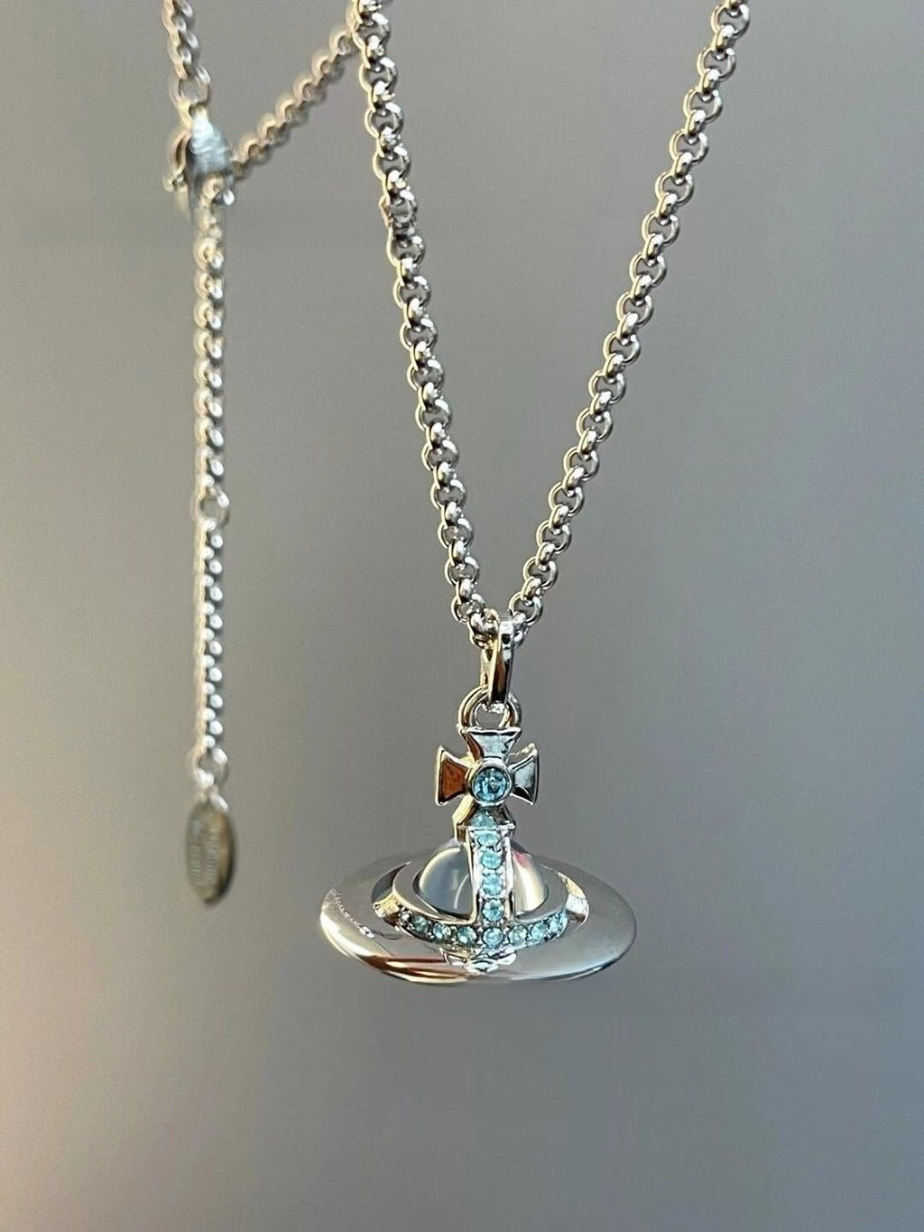 Fashion Saturn Pendant Necklace for Women