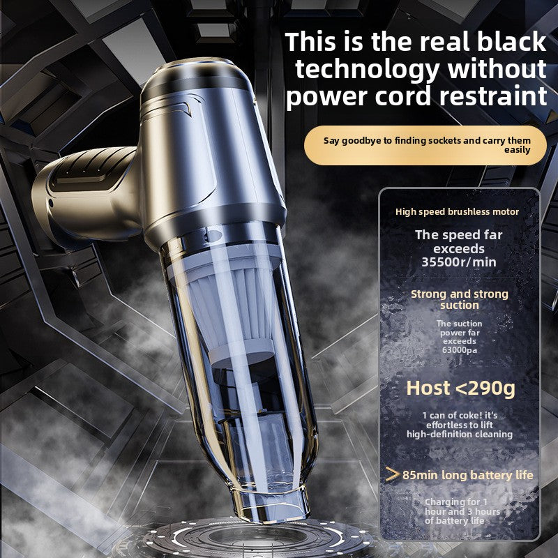 Car-mounted wireless vacuum cleaner