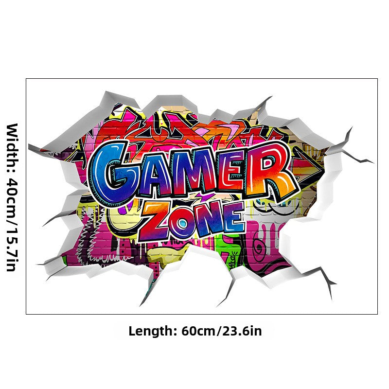 3D Cartoon Anime Wall Sticker