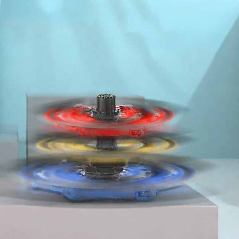 Flexible and Luminescent Gyroscope