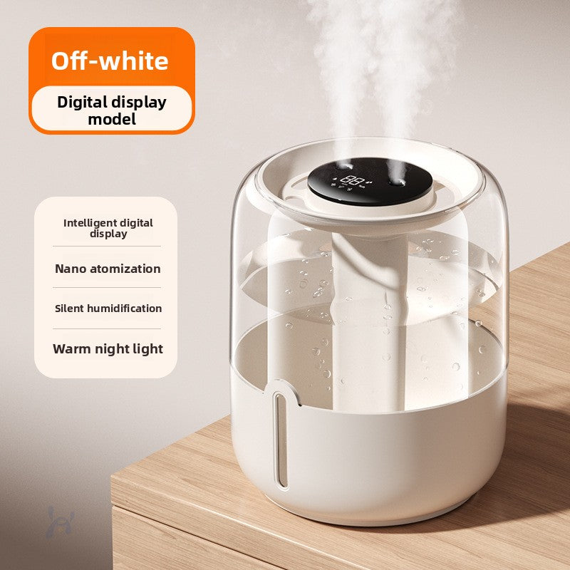 Desktop Dual Spray Humidifier with Night Light